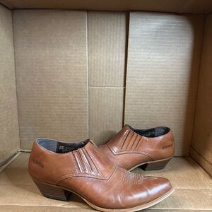 Durango Women's Brown Leather Ankle Boots Bootie 8.5 M Western Cowgirl Style